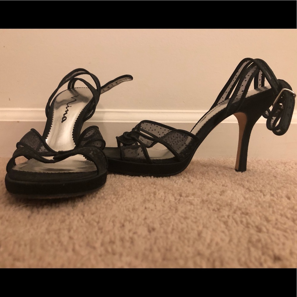 Nina black sandals